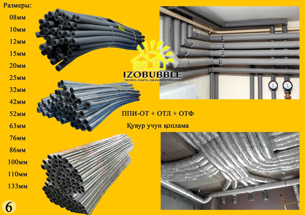 синтифон и вспененный полиэтилен в Узбекистане ППИ-ПМ, Утеплитель