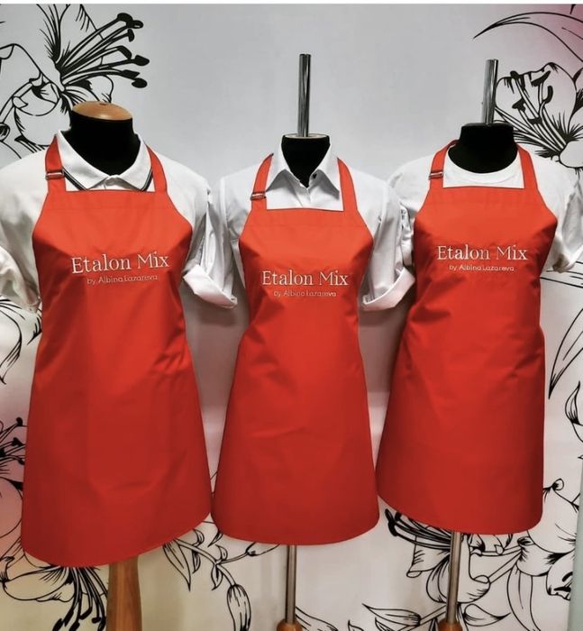 Фартуки,шикарная униформа с логотипом