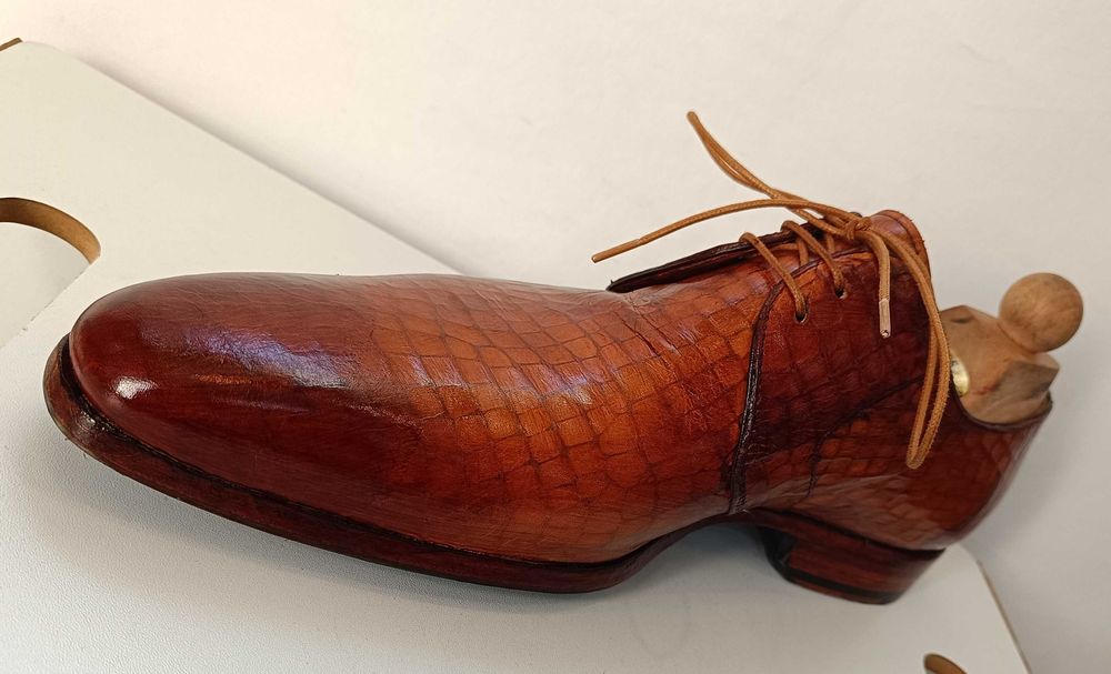 Pantofi de lux 42 42.5 43 45.5 46.5 47 Greve NOI lucrati manual piele