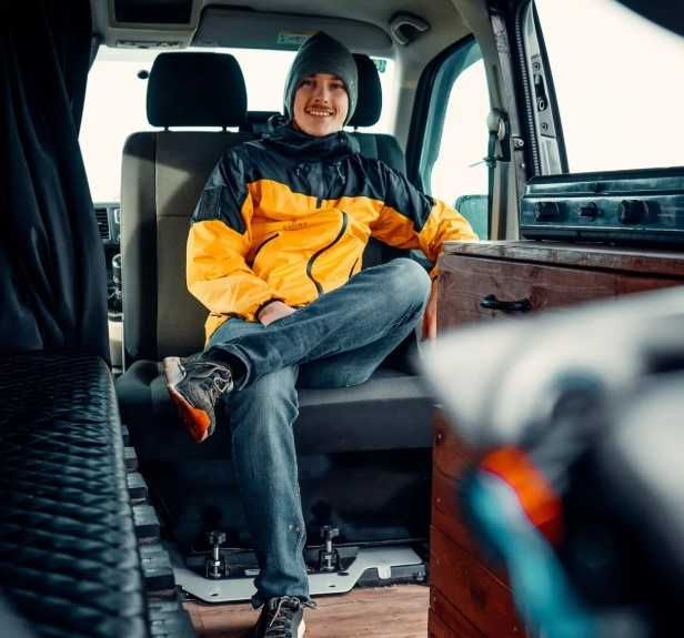 Placa pivotanta bancheta dubla VW Transporter T5-T6.1, 2003-2024