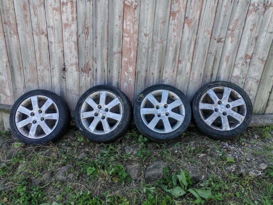 Jante auto aliaj Mitsubishi+1 roata rezervă mercedes