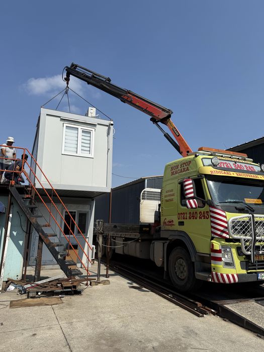 Volvo Fm platforma cu macara