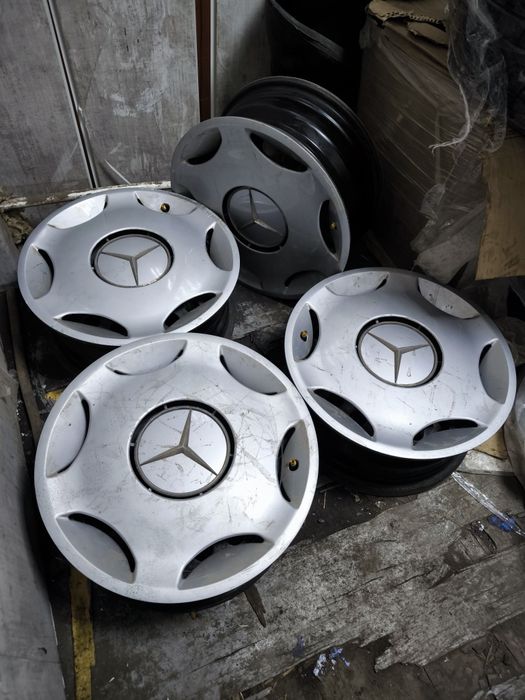 Диски Мерседес с колпаками оригинал