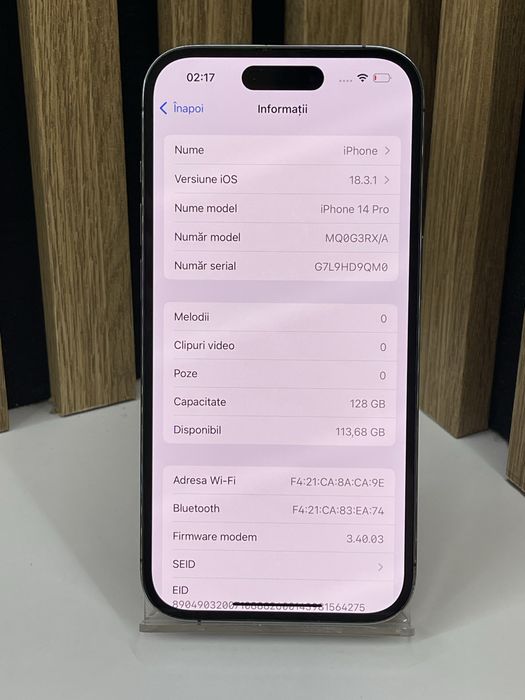 Iphone 14 Pro 128Gb 85% baterie Garantie / Factura #59283