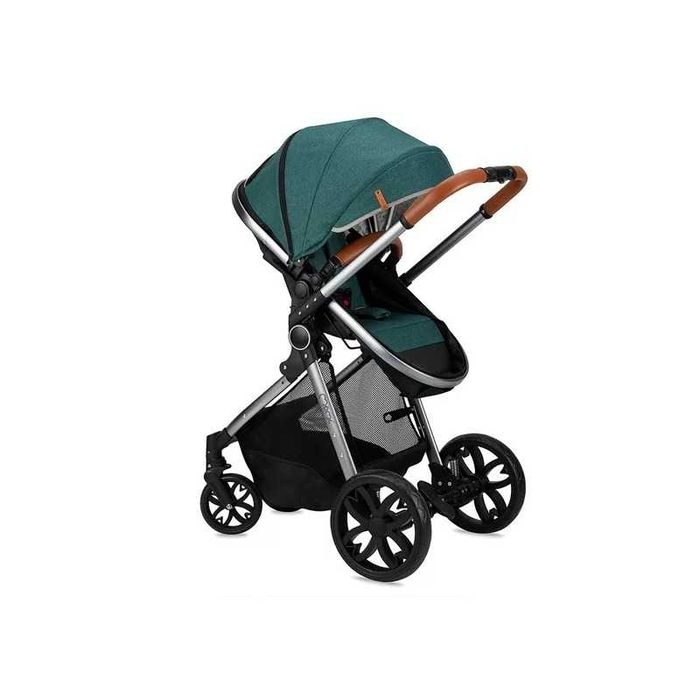 Cărucior 2 în 1 MoMi LIMURU, landou + sport, reversibil, 0-15 kg
