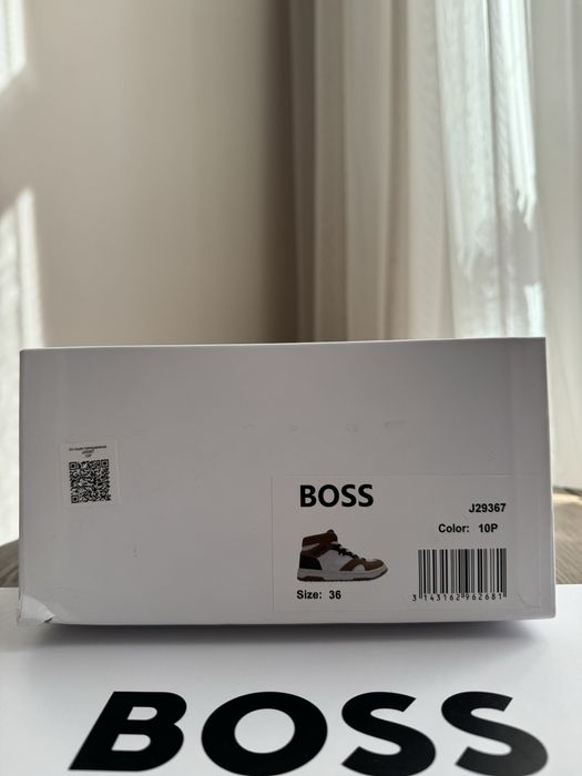 Pantofi sport inalti cu insertii de piele