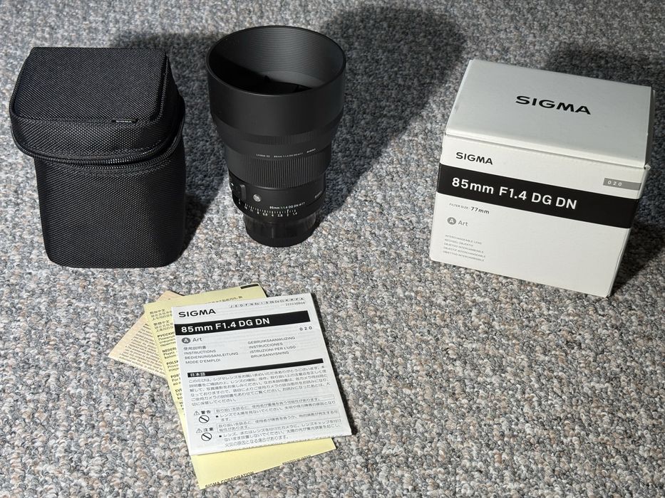 Sigma 85 mm 1.4 Art DG DN Sony