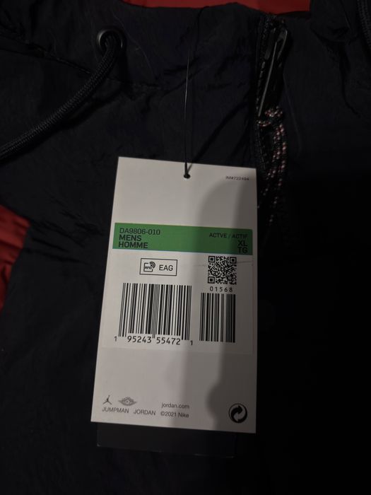 Geaca Jordan XL negru roșu XL xl