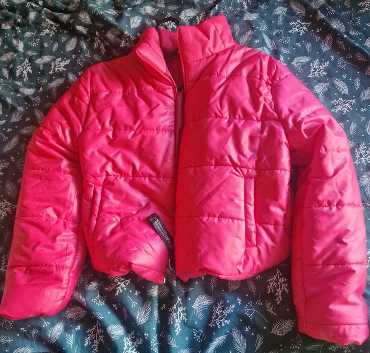 Pink bomber jacket /Розово Бомбър Яке / S Размер/Не е носено