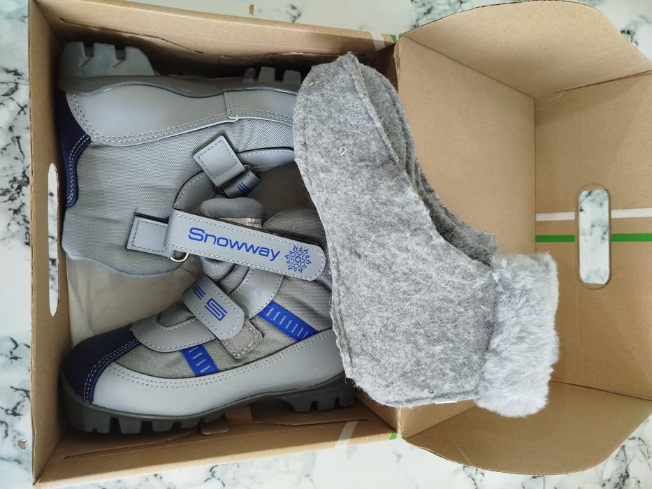 Лыжи (140)+ ботинки (30)