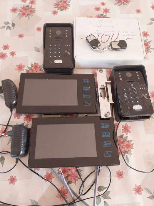 Video interfon cu 2 posturi