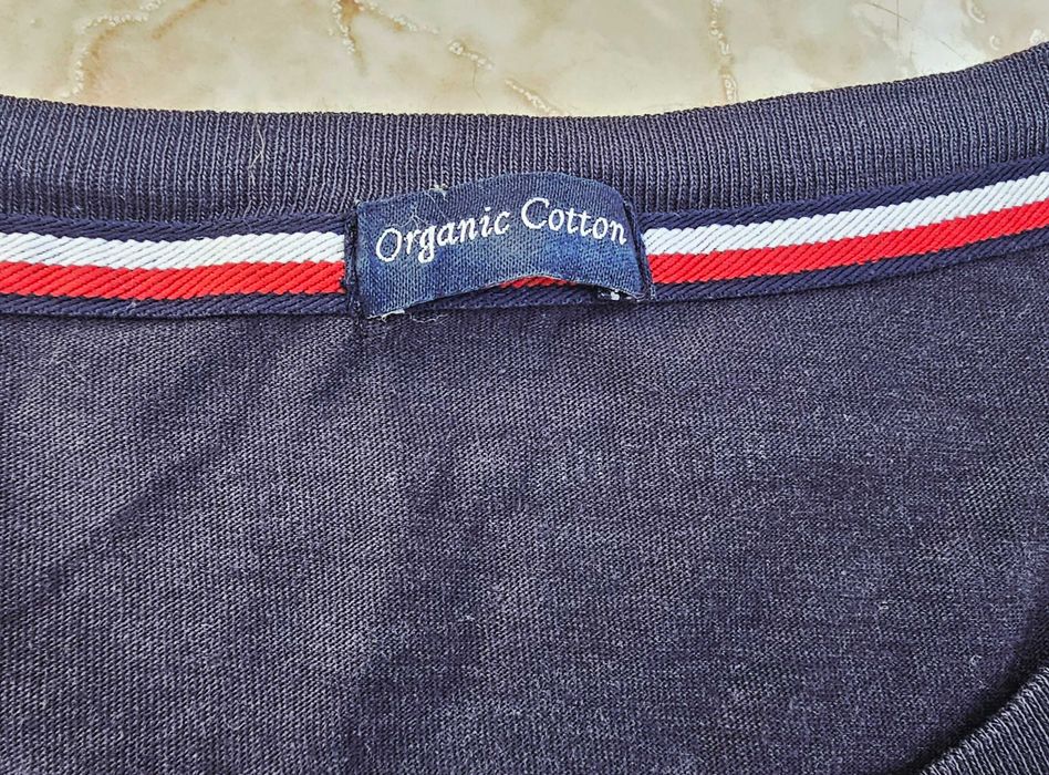 Tricou Tommy Hilfiger- bumbac organic -navy  Mărimea L
