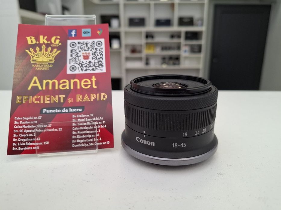 Canon Eos R50 + Obiectiv 18-45mm Amanet BKG