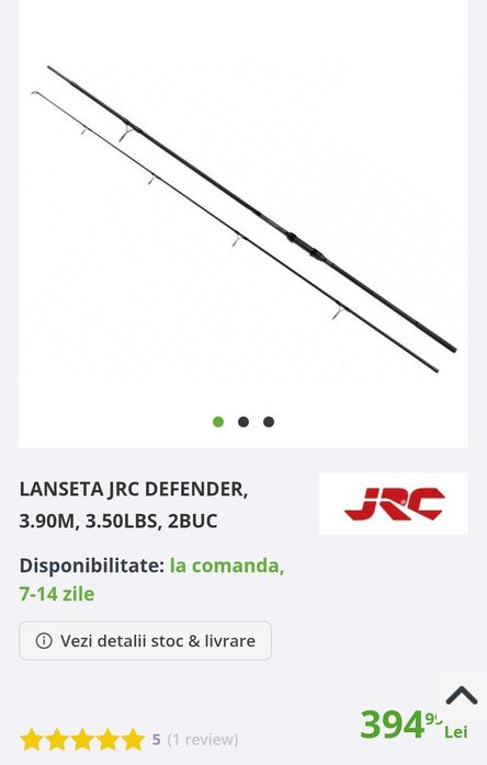 Vând lansete crap