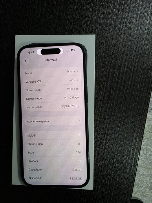 iPhone 15 , 128gb garantie
