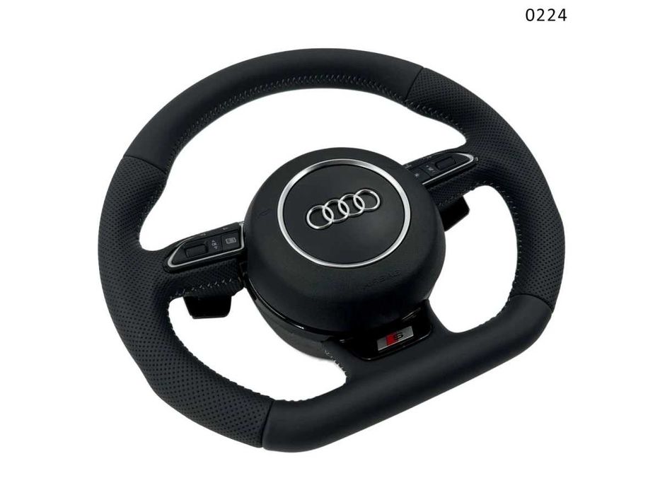 Volan sport tăiat AUDI A3 A4 A5 A6 A7 A8 Q3 Q5 Q7 2008 - 2017