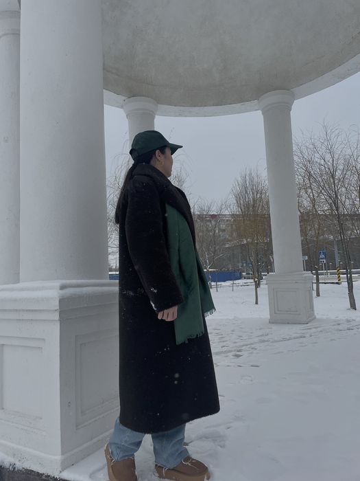 Дубленка Zara длинная