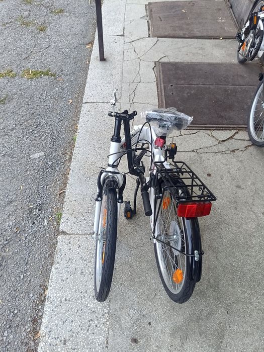 Разпродажба нов сгъваем велосипед  черен с огъната рамка - 200 euro