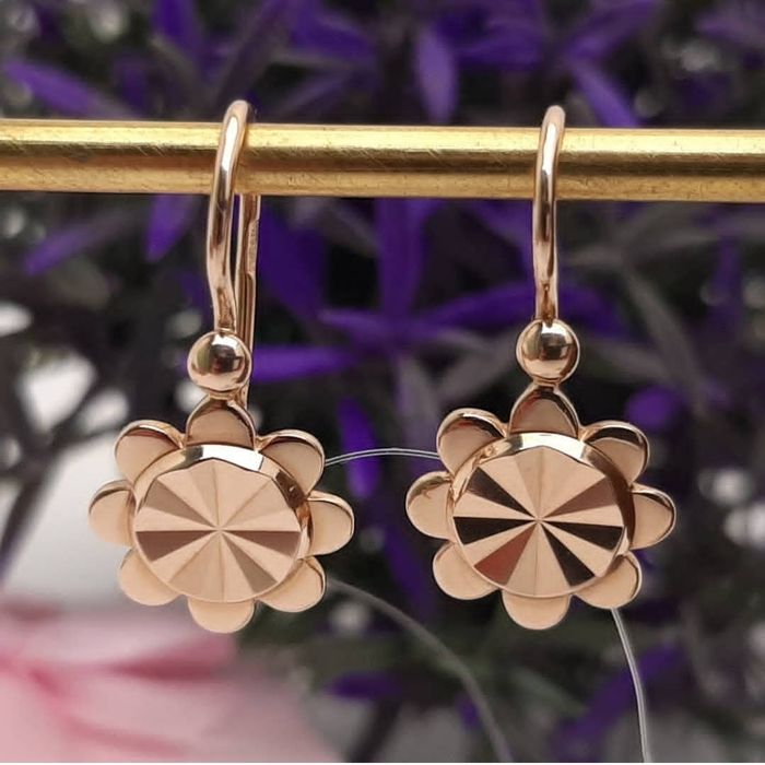 Советские винтажные серьги 583 пробы