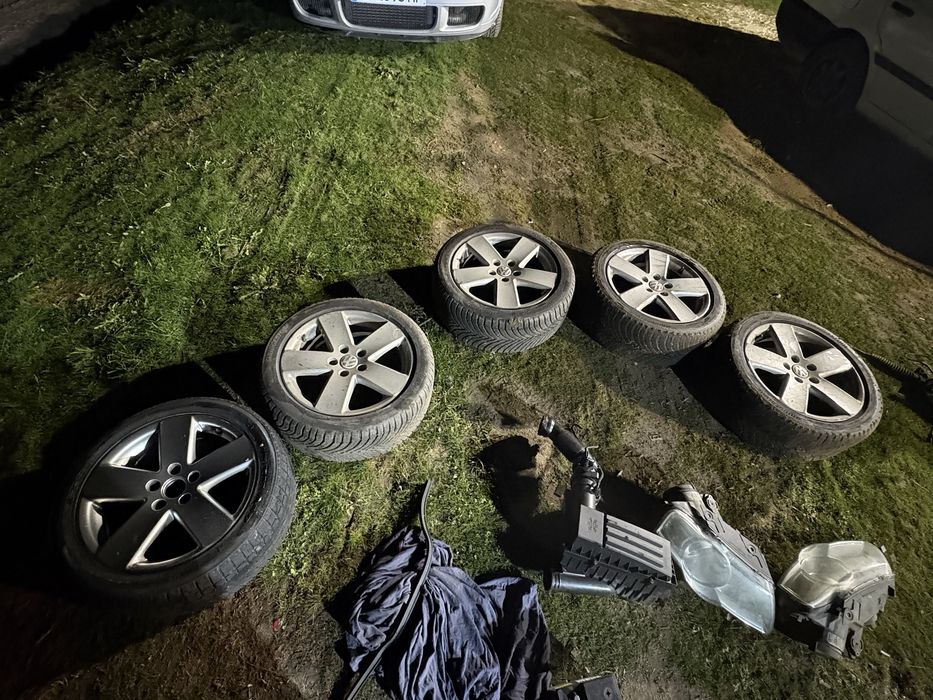 Джанти 17 цола 5 броя с гуми 5х112 57.1