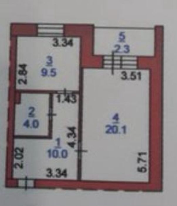 Кск 1 ком . 20.500млн.