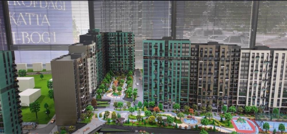 2-х комнатная студия разделка в ЖК Soy Bo'yi  Murad Building's. Кадаст