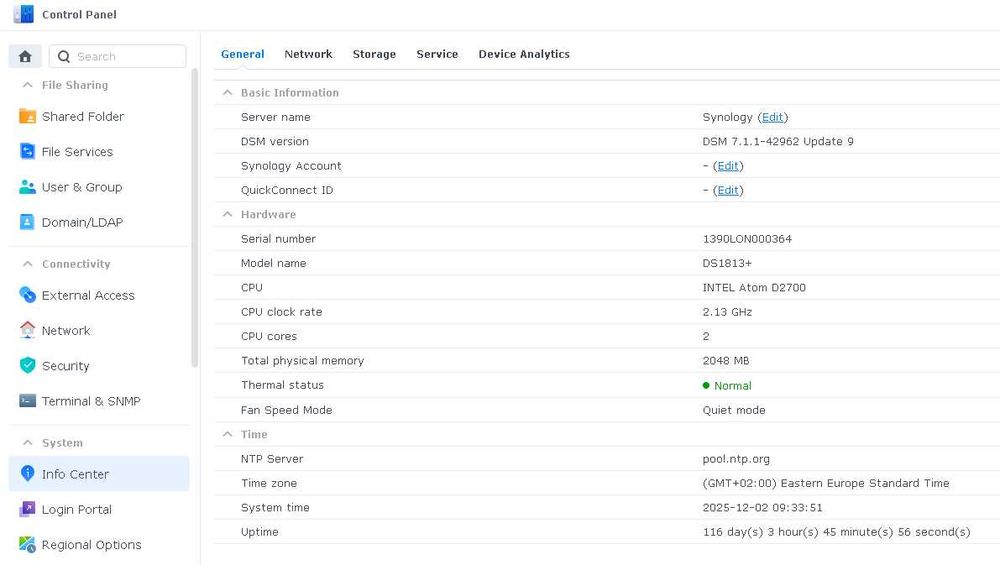 Synology DS1813+ NAS мрежов сторидж