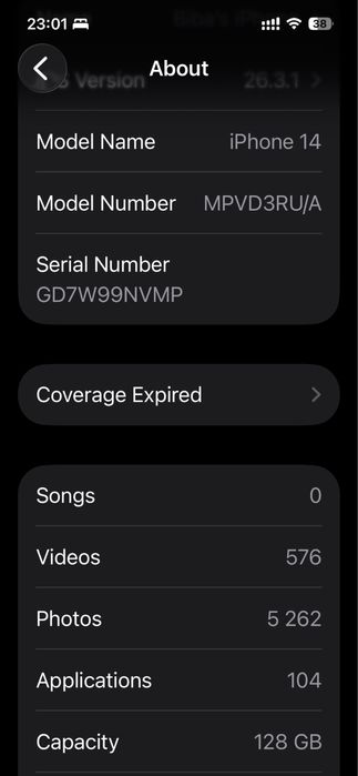 iPhone 14 128гб в отличном состоянии!