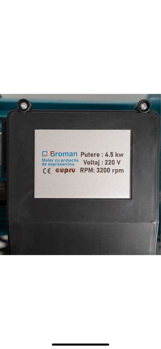 Moara Uruiala Urluitor Cereale 4.5Kw Bobinaj Cupru Cuva Mare