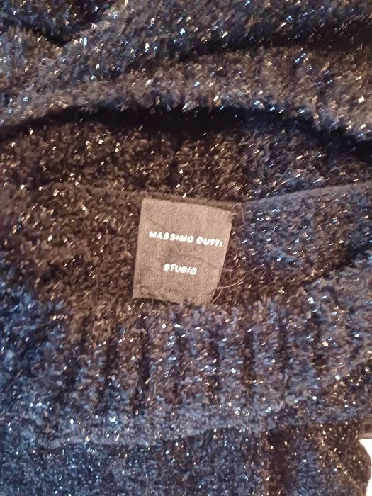 Massimo dutti рокля  и блейзър от астраган