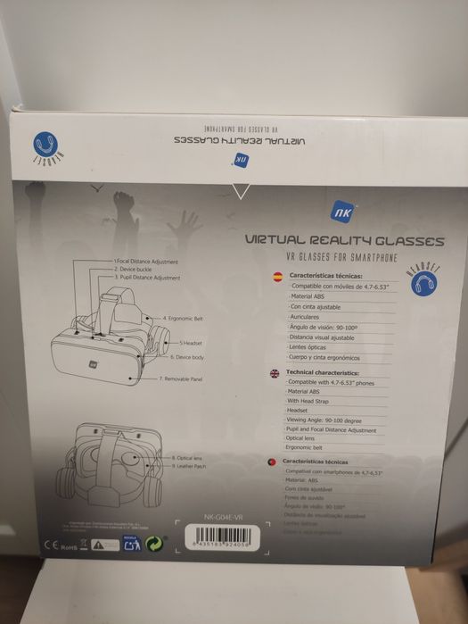 Ochelari VR Noi, NK G04E, Virtual Reality pt smartphone