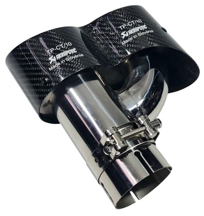 Накрайник за ауспух Akrapovic №3770-1 Двоен Y Карбон