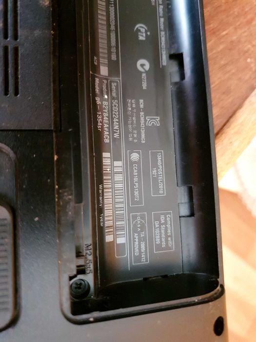 Продаю ноутбук HP G6-1354sr  Core i5