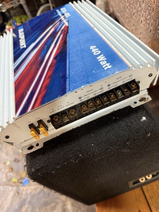 Subwoofer auto plus amplificator