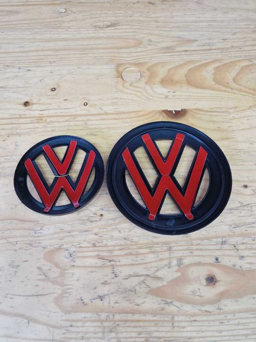 Set Embleme Fata Spate Negru Lucios Volkswagen Passat CC 2013-2018 LCI