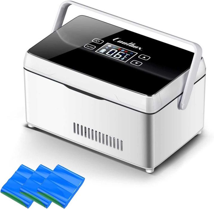 Преносим хладилник за лекарства, 3 батерии, CoolBox, инсулин и други