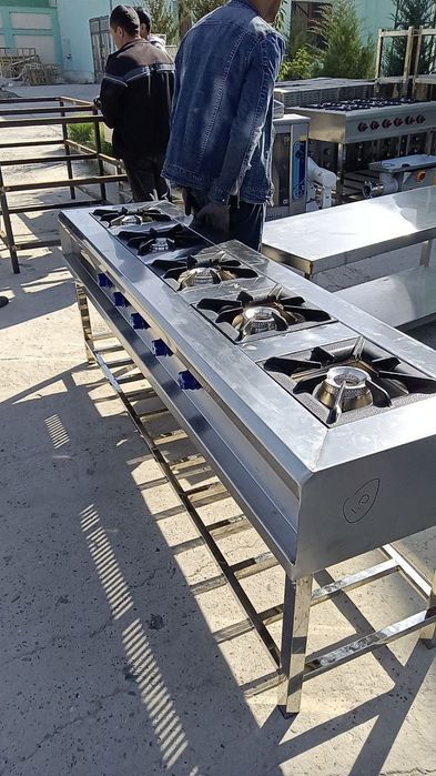 Газ плита из нержавейки gazplita gaz plita nerjaveyka oshhonaga кафе g