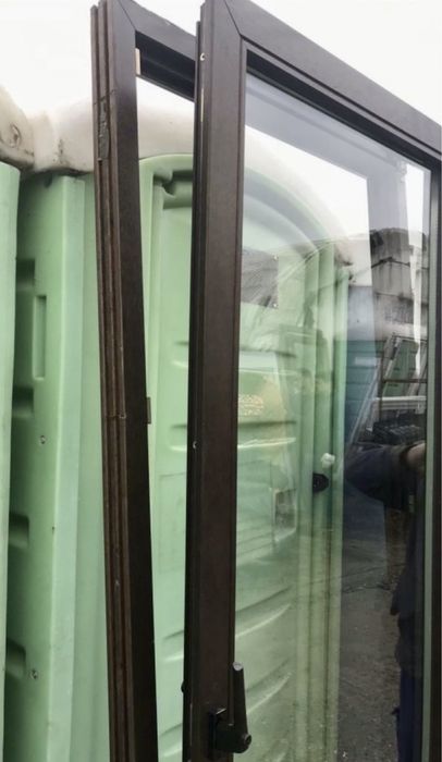 USA TERASA balcon lemn geam termopan H 220 x L 94 Germania