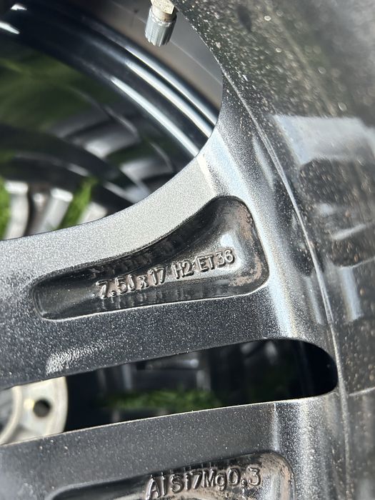 Jante Set roti Mercedes GLC 5x112 cu Inele merg pe VAG Vw Skoda Seat