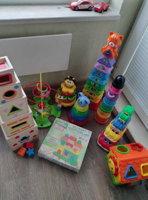 Vtech,fisher price, Дървени играчки