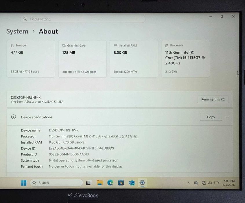Asus VivoBook 14"