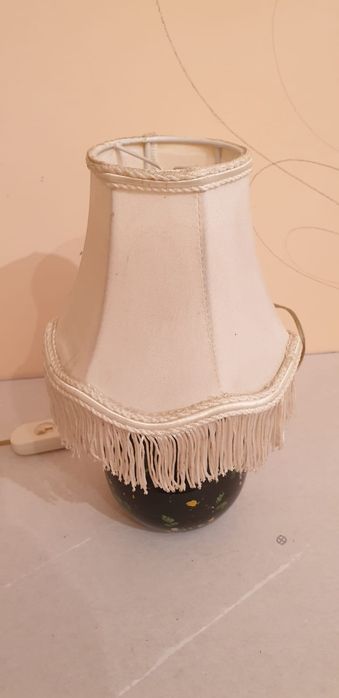 Accesoriu decorațiune lampa vintage colectie sticla Franța 1940