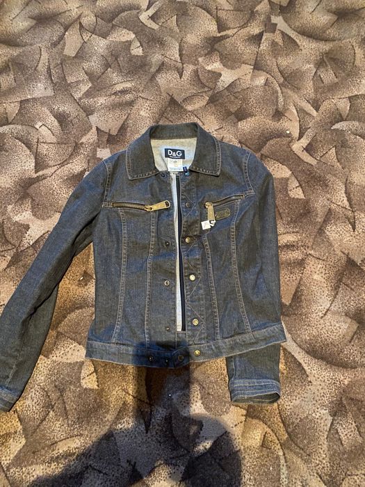 Куртки D&G джинс и кожа