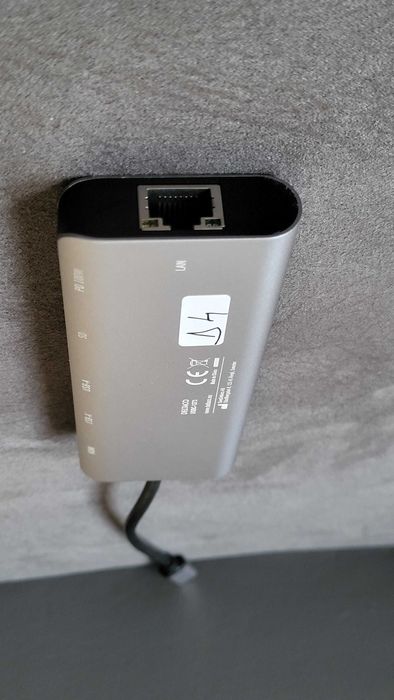 Adaptor USB-C DELTACO, USB-C FM, HDMI FM, 2 x USB-A  1xRJ45, UHD 30Hz