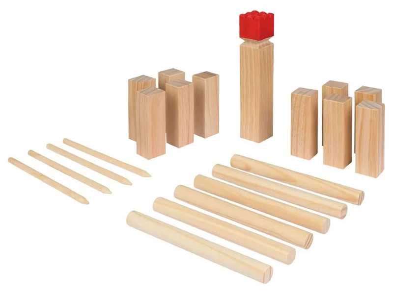 НОВИ! Шведски шах Kubb Game Викингски шах