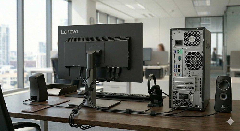 IBM Lenovo ThinkStation P500 XEON GTX1650 SUPER Monitor 24 inch Profesional