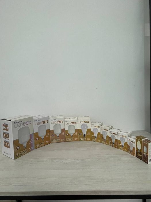 Led lampalar BLUE CARBON