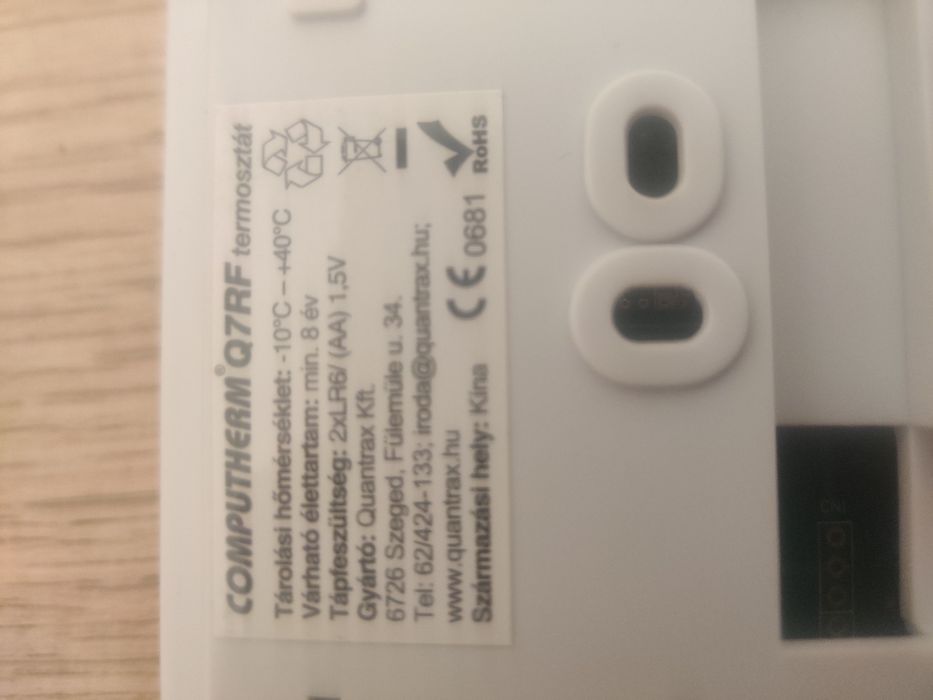 Termostat wireless COMPUTHERM Q7RF – ORIGINAL