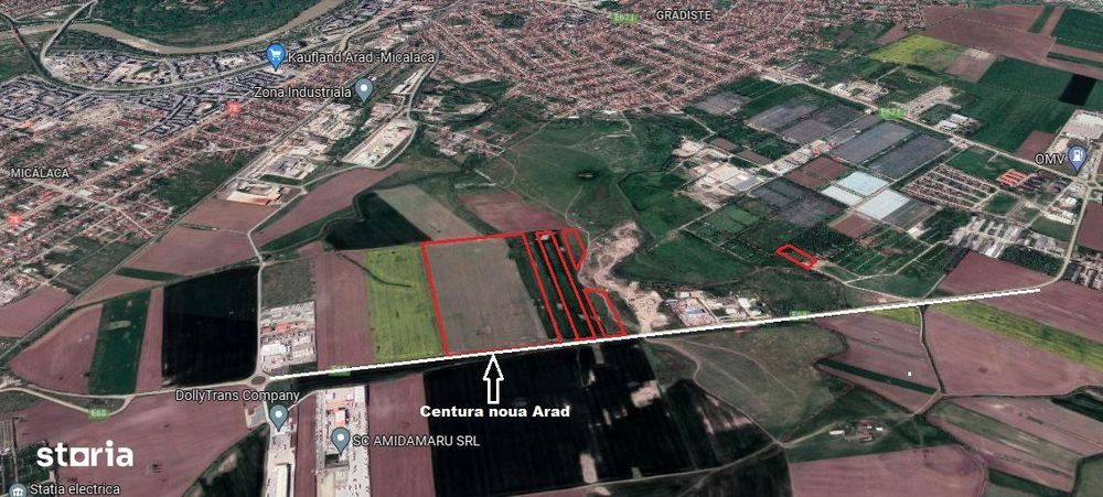 Centura noua ARAD- TEREN 18 HECTARE