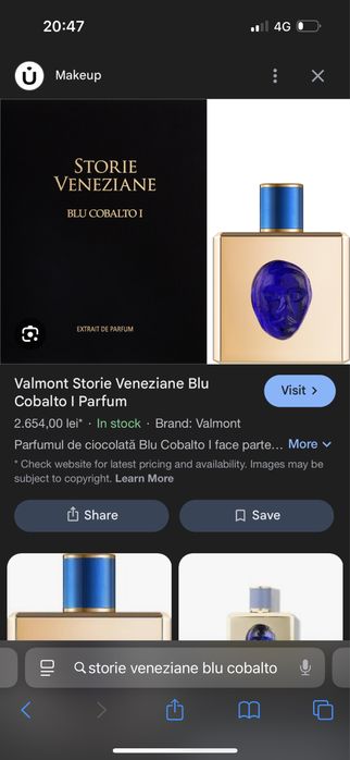 Storie Veneziane Blu Cobalto de Valmont